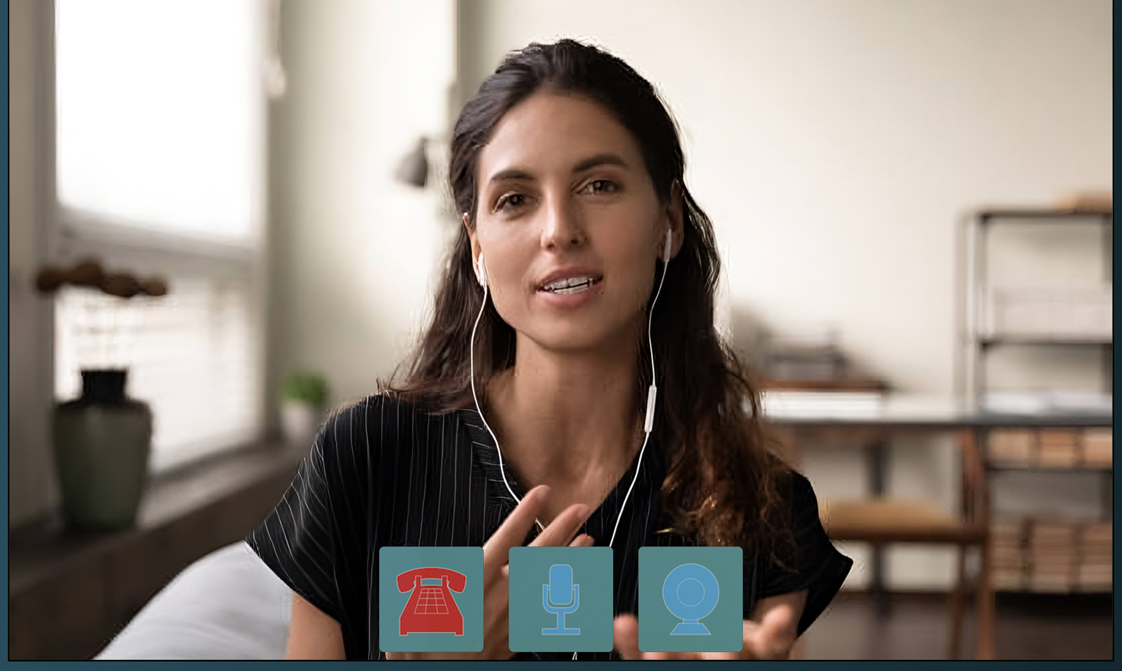 a screenshot of the video call